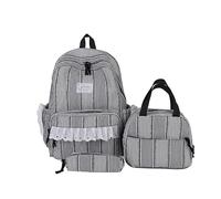 Cymwer 3Pcs Trendy Backpack Set, Laptop Bag-Black
