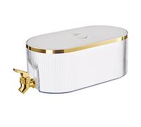 Cymwer 5.3L Refrigerator Cold Kettle Large Capacity Transparent Refrigerator Milk Drinks Containers Drinkware for Home Party