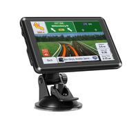 Cymwer 5 Inch Car GPS Navigation, HD Touch Screen Car GPS Navigator FM Transmitter Sat Nav 256MB+8G Voice Reminder Mini USB TF EU UK Map Speeding Alarm, Lifetime Free Updates