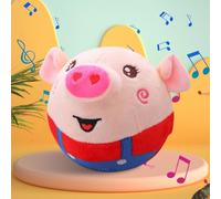 Cymwer Active Moving Pet Plush Toy, Talking Moving Dog Toy, Squeaky Shake Bounce Boredom Toy Washable Cartoon Plush Balls Interactive Dog Toys for Dogs Cats