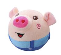 Cymwer Active Moving Pet Plush Toy, Talking Moving Dog Toy, Squeaky Shake Bounce Boredom Toy Washable Cartoon Plush Balls Interactive Dog Toys for Dogs Cats