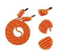 Cymwer Adjustable Braided Jump Rope 2.8-4.3m Double-layer Cardio Workout | Smooth Swing Rope Heat-shrink Reinforced Tips Drawstring Storage Bag Aerobic Exercise Indoor Outdoor Fitness