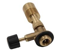 Cymwer Brass Flame Butan Gas Lightweight Brass Laboratory Laboratory Gas Head for Outdoor Camping/Picnic/BBQ