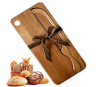 Cymwer Bread Bow K-nife and Board Set, Rustic Farmhouse Manual Sourdough Bread Cutter with Board for Sourdough Bagels Artisan Loaves-A