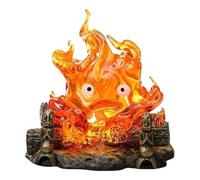 Cymwer Calcifer Lamp, Calcifer Night Light, Desktop Cute Flame Night Light, Flickering Light That Lights up Your Room, Perfect for Decoration and Camping