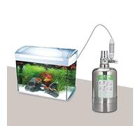 Cymwer CO2 Generator System Carbon, 1L/2L Carbon Dioxide Reactor Aquarium DIY CO2 Cylinder Generator System Carbon Dioxide Reactor Kit for Plants Aquarium