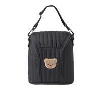 Cymwer Cotton Cute Floral Baby Bottle Bags with Detachable Hooks Insulated Cotton Lunch Bag with Aluminum Foil Lining Multifunctional Travel Handbag Baby Stroller Storage Bags (style1)