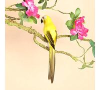 Cymwer Creative Foam Feather Artificial, Colorful Garden Bird Ornament, Imitation Bird Model Home Ornament, Lifelike Fake Parrots for Home Wall Decoration Tree Decor