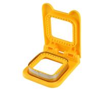 Cymwer Cut and Seal Stainless Steel Crustless Bread Sandwich Sealer Remove Bread Crust Easy To Use Square Cookie Bread Pancake Maker Great for Lunchbox and Bento Box for Kids Lunch