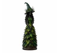 Cymwer Enchanted Autumn Witch Figurine for Fall Lovers (Forest Spell)