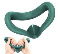 Cymwer Face Pad Cushion for Quest 3S Accessories, Silicone VR Face Cover Sweatproof VR Mask Cover with Anti-Leakage Nose Pad for Quest 3S VR Headset