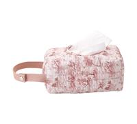 Cymwer Floral Print Baby Tissue Box Flip Cover Portable Stroller Hanging Bag Reusable Hanging Floral Wet Wipes Bag for Car Stroller (Oil Painting Style) (style4)