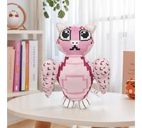 Cymwer Game Cartoon Stuffed Animal Plushies, 13.4 Inch Cute Owl Doll Stuffed Animal Toy for Game Fans Collectible Gift-Pink-1PCS