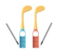 Cymwer Golf Culb for for Switch 2 Joy-Con, Sports Game Accessories with Wrist Strap Mini Golf Clubs Lightweight Controller Grip Holder