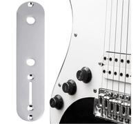 Cymwer Guitar Control Plate Mounting Plate with Screws for Fender | Guitar Control Plate with Screws; Telecaster compatibility; high-durability plated finish; rustproof electroplating; easy