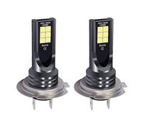 Cymwer H4 H7 LED Driving Lights H1 H8 Car Anti Fog Light Bulb 7500K 24W 50000 Hours Life 12V-24V Car Replacement Accessories