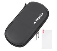 Cymwer Hard Carrying Case with Tempered Glass Film Handheld Game Console Case Waterproof Shockproof for Pro Handheld Game Console