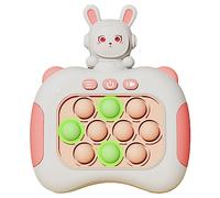 Cymwer Hit The Gopher Game Machine 4 Game Mode Puzzle Button Gopher Game Machine with Sound Light Anti-Stress Hand Eye Coordination for Children Adult Gifts