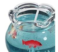 Cymwer Mini Bubble Fish Tank Jelly Candle Desk Ornament Holiday Gift