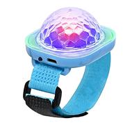 Cymwer Mini LED Stage Light Sound Control 400mAh Wrist Strap Ball Light Kids Toy Atmosphere Lighting for Dance Party