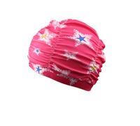 Cymwer Oversized Printed Fabric Swim Cap Quick Drying Hat