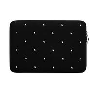 Cymwer Polka Dot Computer Bags Multiple Sizes Choose From Portable Laptop Storage Bag Shockproof Lightweight Polka Dot Inner Bag Tablet Storage Case (Black S) (style3)