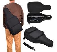 Cymwer Portable Carry Case with Adjustable Shoulder Strap for PDP | Portable travel case with adjustable shoulder strap, front accessory pocket and 14 inch laptop space for PDP RIFFMASTER