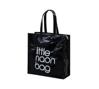 Cymwer PVC Transparent Handbag Clear Large Capacity Clutch Universal Shoulder Tote Shopping Summer Beach Outdoor Parts (Black)