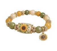 Cymwer Spring Blessings Bracelet for Strength, Hope & Joy (Sunflower)