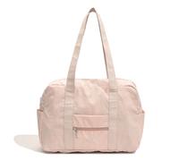 Cymwer Unisex Everyday Overnight Bag Oxford Cloth Travel Carry- Handbag Multi-Pocket Lightweight Tote Handbag Outdoor Short Trip Bag (Pink)