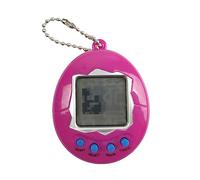 Cymwer Virtual Pets Game with Chain Electronic Pets Console Creative Design Retro Digital Pet Gifts for Boys Girls for Kids Child, Pink