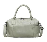 Cymwer Women PU Leather Shoulder Bag Large Capacity Underarm Bags with Zipper Top-Handle Bags for Daily Office Work Outing Social Occasions (Green 330 * 180 * 150)