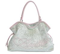 Cymwer Women PU Trendy Single-Shoulder Bag Large Capacity Top Handle Bag Versatile Clutch Handbag Solid Color & Letter Print for Vacation Travel Shopping (Green 410 * 260 * 130)