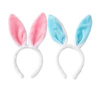 CYMYGS Easter Bunny Ears Headband, Rabbit Ear Accessory Easter Cosplay Party, Soft Comfortable Party Favor for Adult Women Cosplay Masquerade Festival, Rabbit Ear Costumes Accessory
