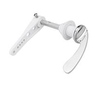 CYMYGS Toilet Flush Handle - Alloy Cistern Lever Flush System Replacement, Victorian Style with Anti-Slip Grip Toilet Handle, for Repair Toilet WC Use