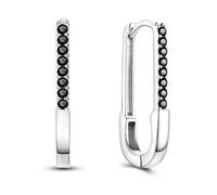CYMYSS Creole Earrings S925 Sterling Silver Hoop Earrings Huggie Ear Cuff for Women Large Hoop Earrings Hypoallergenic Hoop Earrings, Standaardafmetingen, Sterling Silver, No Gemstone