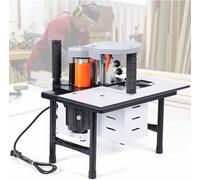 CYMYYDS 1200W Portable Edge Banding Machine, Curve Straight Woodworking Edge Bander with Speed Control 2-6m/min, Double Sided Glue Woodworking PVC Edge Banding Machine