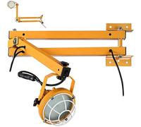 CYMYYDS 50W LED Loading Dock Lights with Swing Double Folding Arm, 6000 Lumens LED Dock Light with 360° Rotatable Lamp Head, for Indoor & Outdoor Security, Containers, Warehouses