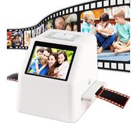 CYMYYDS Film Slide Scanner with 2.4” LCD Screen, Digital Film Scanner, Convert Color & B&W 35mm, 126, 110 Negatives & Slides to High Resolution 22MP JPEG Digital Photos