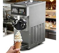 CYMYYDS Ice Cream Maker & Slushie Machine, Soft Serve Ice Cream Machine, Single Flavor Ice Cream Machine for Margaritas, Milkshakes, Frozens Yogurt, Ready in 15 Mins