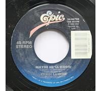 CYNDI LAUPER 45 RPM MAYBE HE'LL KNOW / I DROVE ALL NIGHT