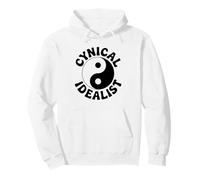 Cynical Idealist - Philosophy Yin Yang Sarcastic Pullover Hoodie