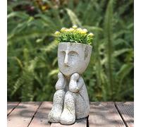 CYNOR Flower Pot for Succulent Plants Indoor Outdoor with Drainage Hole