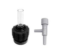 CYNOSURETECH 1 Piece Aquarium Fish Tank Filter with 1 Gray Air Volume Adjustment Valve, Marine Life Filter Pack, Fish Tank Sponge Filter, Aquarium Filter, Air Pump Sponge Filter
