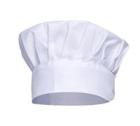CYNOSURETECH 1 Piece Chef Hat, Baker Hat, Cooking Chef Hat, Adjustable Chef Hat, Oil Fume Proof Hat, Chef Clothing Unisex, Reusable Chef Hat for Home Kitchen, Gourmet Restaurant (White)