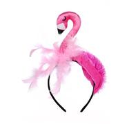 CYNOSURETECH 1 Piece Flamingo Headband, Fun Headband, Carnival Headdress, Party Headband for Halloween, Parties and Cosplay