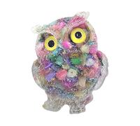 CYNOSURETECH 1 Piece Of Owl Carving Ornaments, Animal Crafts, Car Ornaments, Creative Design Ornaments, Cute Animal Ornaments