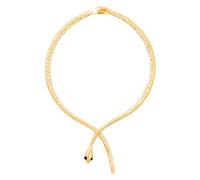 CYNOSURETECH 1 Piece Snake Necklace, Gold Necklace, Medusa Necklace, Egyptian Snake Necklace, Adjustable Necklace, Elegant Vintage Snake Choker, Snake Jewelry For Women