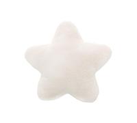 CYNOSURETECH 1 Piece Star Pillow, Plush Pillow, Cute Plush Toy, Soft Pillow, Fluffy Star Decorative Pillow, Suitable for Car, Living Room, Sofa and Bedroom (White)