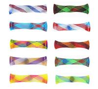 CYNOSURETECH 10 Pieces Mesh Mesh Toys, Marble Mesh Toys, Marble Mesh Mesh Toys, Quiet Fidget Toys, Woven Marble Mesh Toys, Squeezable Mesh Toys.